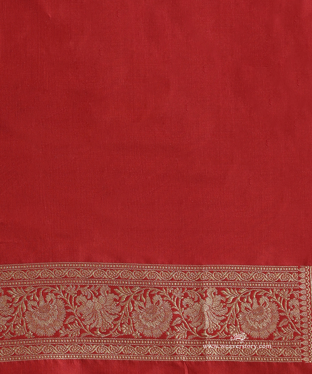 Electric_Blue_Handloom_Pure_Katan_Silk_Kimkhab_Banrasi_Saree_With_Samll_Flower_WeaverStory_05