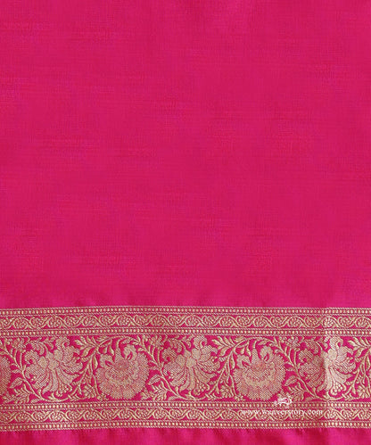 Red_Handloom_Pure_Katan_Silk_Kimkhab_Banrasi_Saree_With_Samll_Flower_WeaverStory_05