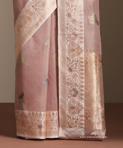 Pastel_Pink_Handloom_Pure_Kora_Silk_Banarasi_Saree_With_Katan_Silk_Kadiyal_Meenakari_Border_And_Horse_Motifs_WeaverStory_04