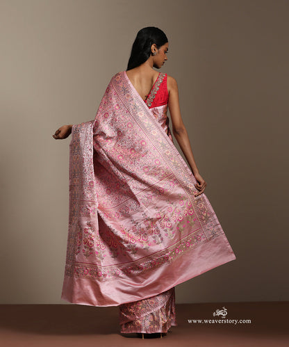 Soft_Pink_Handloom_Pure_Katan_Silk_Tanchoi_Banarasi_Saree_With_Rose_Flower_Jall_WeaverStory_03