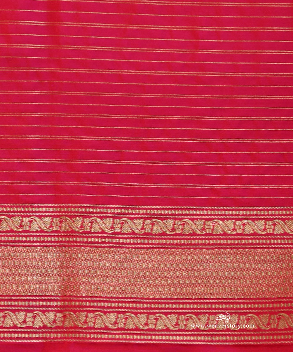 Pink_Handloom_Pure_Katan_Silk_Banarasi_Saree_With_Kadhwa_Birds_Boota_WeaverStory_05
