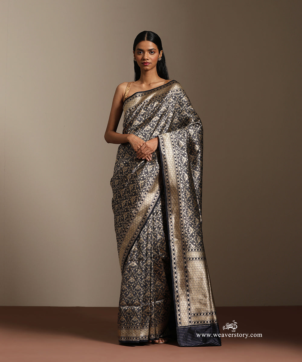 Blue_Handloom_Pure_Katan_Silk_Banarasi_Kimkhab_Birds_Motifs_Saree_WeaverStory_01