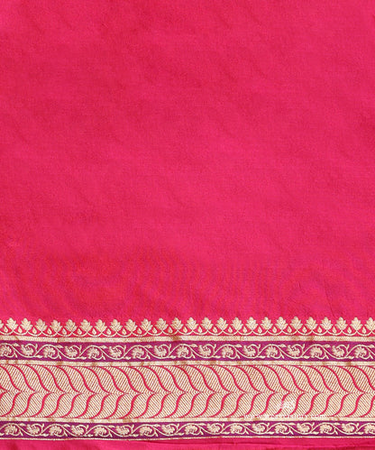Pink_Handloom_Real_Zari_Pure_Katan_Silk_Banarasi_Saree_With_Small_Elephant_And_Peacock_Motifs_With_Purple_Meena_WeaverStory_05