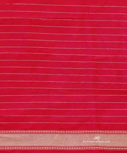 Pink_Handloom_Pure_Katan_Silk_Banarasi_Saree_With_Gold_Silver_Floral_Motifs_And_Zari_Border_WeaverStory_05