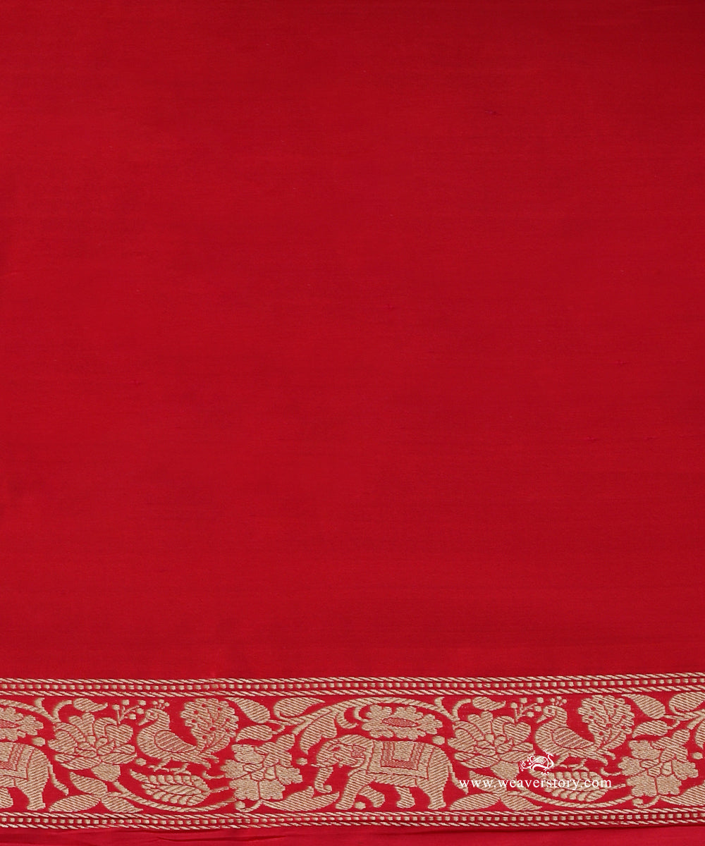 Pink_Handloom_Pure_Katan_Silk_Banarasi_Shikargah_Saree_WeaverStory_05