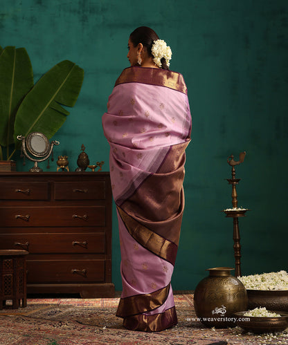 Mauve_Handloom_Pure_Silk_Pure_Zari_Kanjivaram_Saree_With_Wine_Korwai_Border_With_Yalli_And_Annapakshi_Motifs_WeaverStory_03