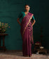 Purple_Pure_Silk_Kanjivaram_Saree_With_Zari_Pin_Stripes_And_And_Small_Border_With_Rudraksh_WeaverStory_01