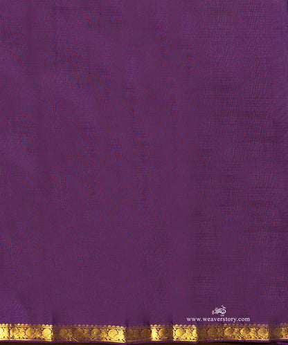 Purple_Pure_Zari_Pure_Silk_Kanjivaram_Saree_With_Deers_And_Narrow_Annapakshi_Border_WeaverStory_05