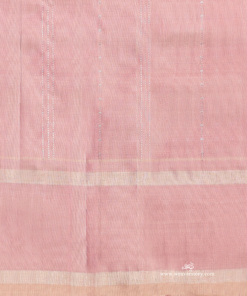 Baby_Pink_Pure_Silk_Kanjivaram_Saree_With_Silver_Zari_Stripes_WeaverStory_05