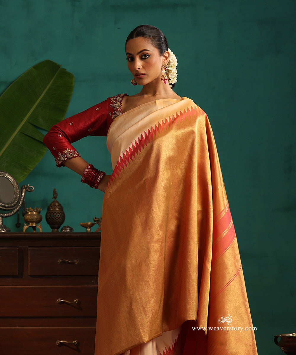 Nude_Pink_Handloom_Pure_Silk_Pure_Zari_Rising_Temple_Kanjivaram_Saree_WeaverStory_02