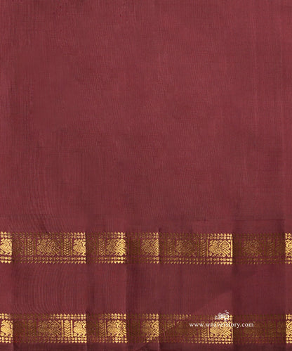 Blush_Pink_Handloom_Pure_Silk_Pure_Zari_Checks_Kanjivaram_Saree_With_Rudraksha_Motif_And_Wine_Korwai_Border_WeaverStory_06