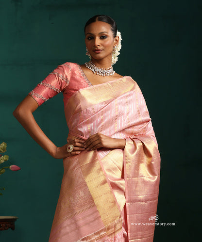 Soft_Pink_Pure_Silk_Kanjivaram_Saree_With_Gold_And_Silver_Zari_Stripes_WeaverStory_02