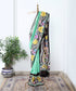 Sea_Green_And_Black_Handloom_Hand_Batik_Pure_Mulberry_Silk_Saree_WeaverStory_01