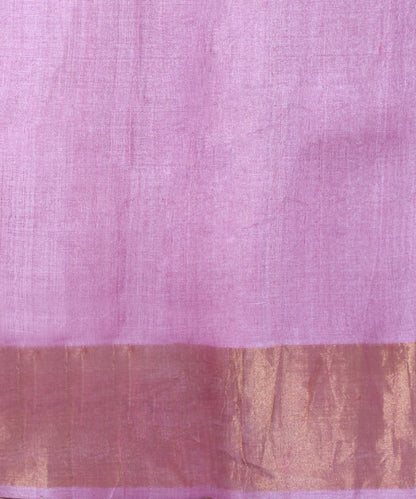 Beige_Handloom_Hand_Batik_Pure_Tusser_Silk_Saree_With_Floral_And_Leaf_Motifs_WeaverStory_04