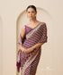 Wine_Handloom_Pure_Georgette_Banarasi_Bandhej_Saree_With_Zari_Motifs_WeaverStory_01