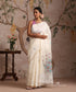 Off_White_Handloom_Pure_Matka_Silk_Dhakai_Jamdani_Saree_With_Floral_Muslin_Jamdani_Pallu_WeaverStory_01