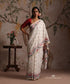 White_Handloom_Pure_Khadi_Dhakai_Jamdani_Saree_With_Allover_Red_And_Black_Booti_WeaverStory_01