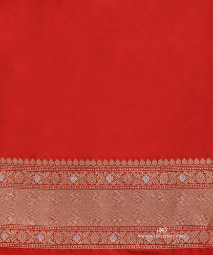 Yellow_And_Red_Handloom_Cutwork_Rangkat_Saree_WeaverStory_05