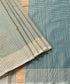 Beige_And_Teal_Handloom_Pure_Cotton_Venkatagiri_Zari_Small_Checkered_Saree_WeaverStory_01