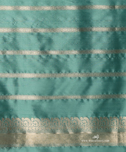 Ice_Blue_Handloom_Pure_Katan_Silk_Banasari_Kimkhab_Saree_With_Zari_Border_And_Pallu_WeaverStory_05