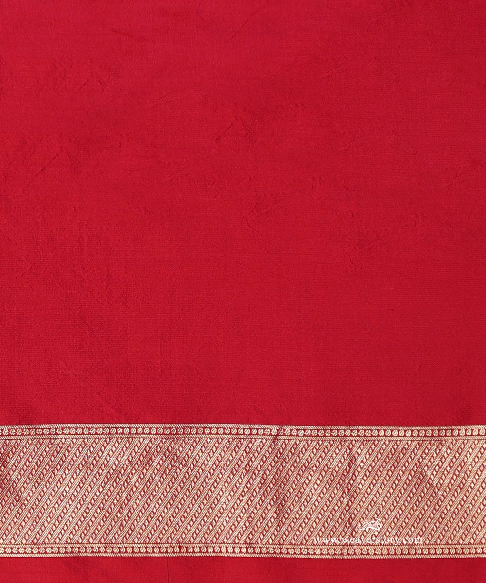 Rani_Pink_Handloom_Pure_Katan_Silk_Banarasi_Patola_Saree_With_Cutwork_WeaverStory_05