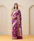 Handloom_Purple_Pure_Georgette_Banarasi_Meenakari_Jaal_Saree_WeaverStory_01