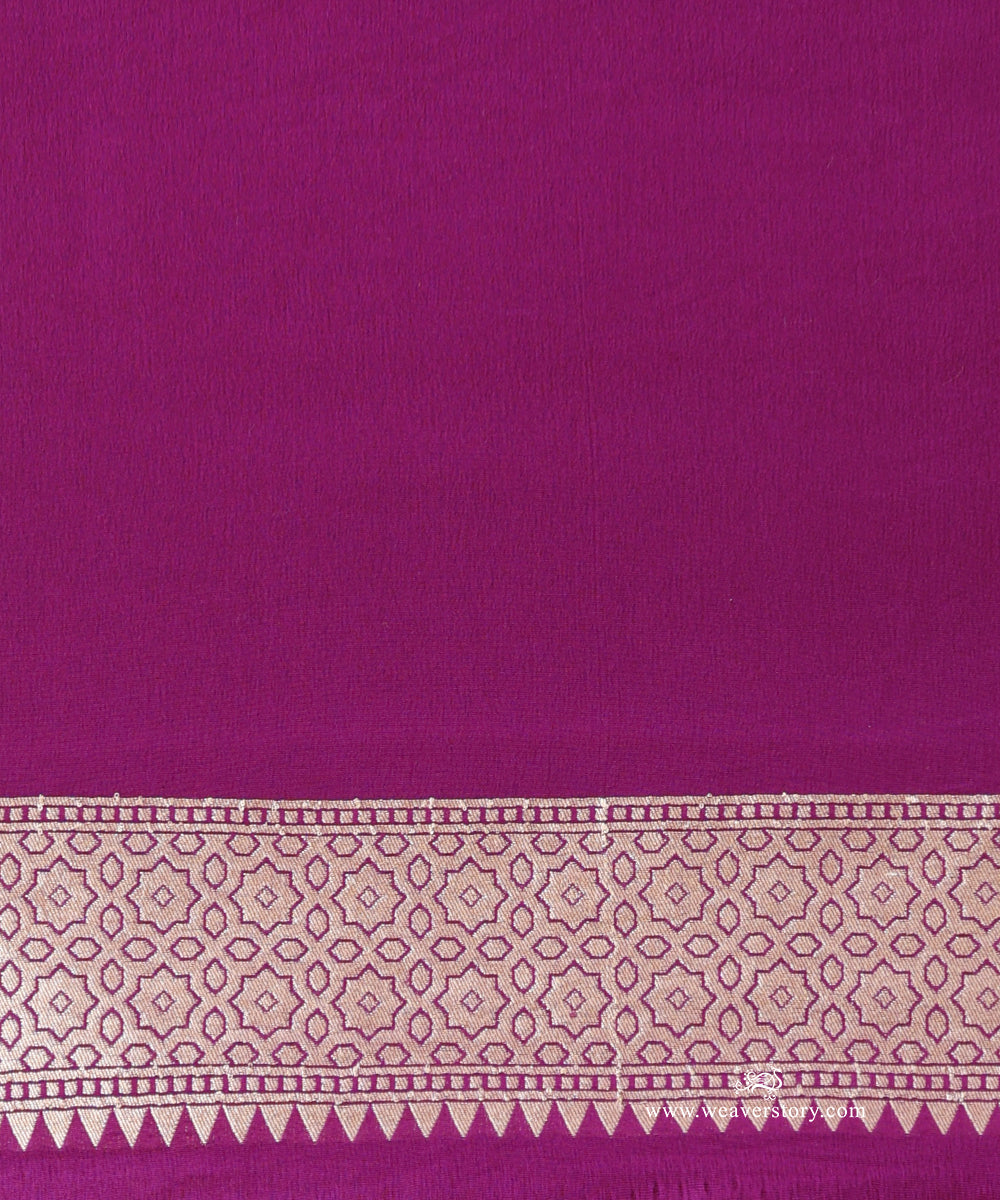 Handloom_Purple_Pure_Georgette_Banarasi_Meenakari_Jaal_Saree_WeaverStory_05