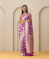 Plum_Handloom_Pure_Georgette_Banarasi_Cutwork_Saree_With_Allover_Rose_Jaal_WeaverStory_01