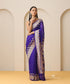 Ink_Blue_Handloom_Pure_Georgette_Banarasi_Saree_With_Small_Booti_And_Cutwork_Weave_WeaverStory_01