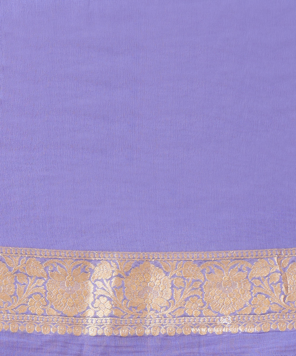 Lavender_Handloom_Pure_Georgette_Banarasi_Saree_With_Allover_Barfi_Jaal_And_Cutwork_Weave_WeaverStory_05