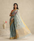 Cement_Grey_Handloom_Cotton_Silk_Eknaliya_Chanderi_Saree_With_Small_Meena_Flower_Booti_And_Golden_Border_WeaverStory_01