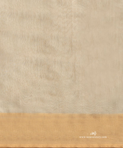 Grey_Handloom_Cotton_Silk_Donaliya_Chanderi_Saree_With_Allover_Flower_Jaal_WeaverStory_05