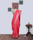 Cattot_Pink_Handloom_Pure_Chiniya_Silk_Banarasi_Saree_With_Cutwork_Flower_Boota_And_Havey_Blouse_WeaverStory_01