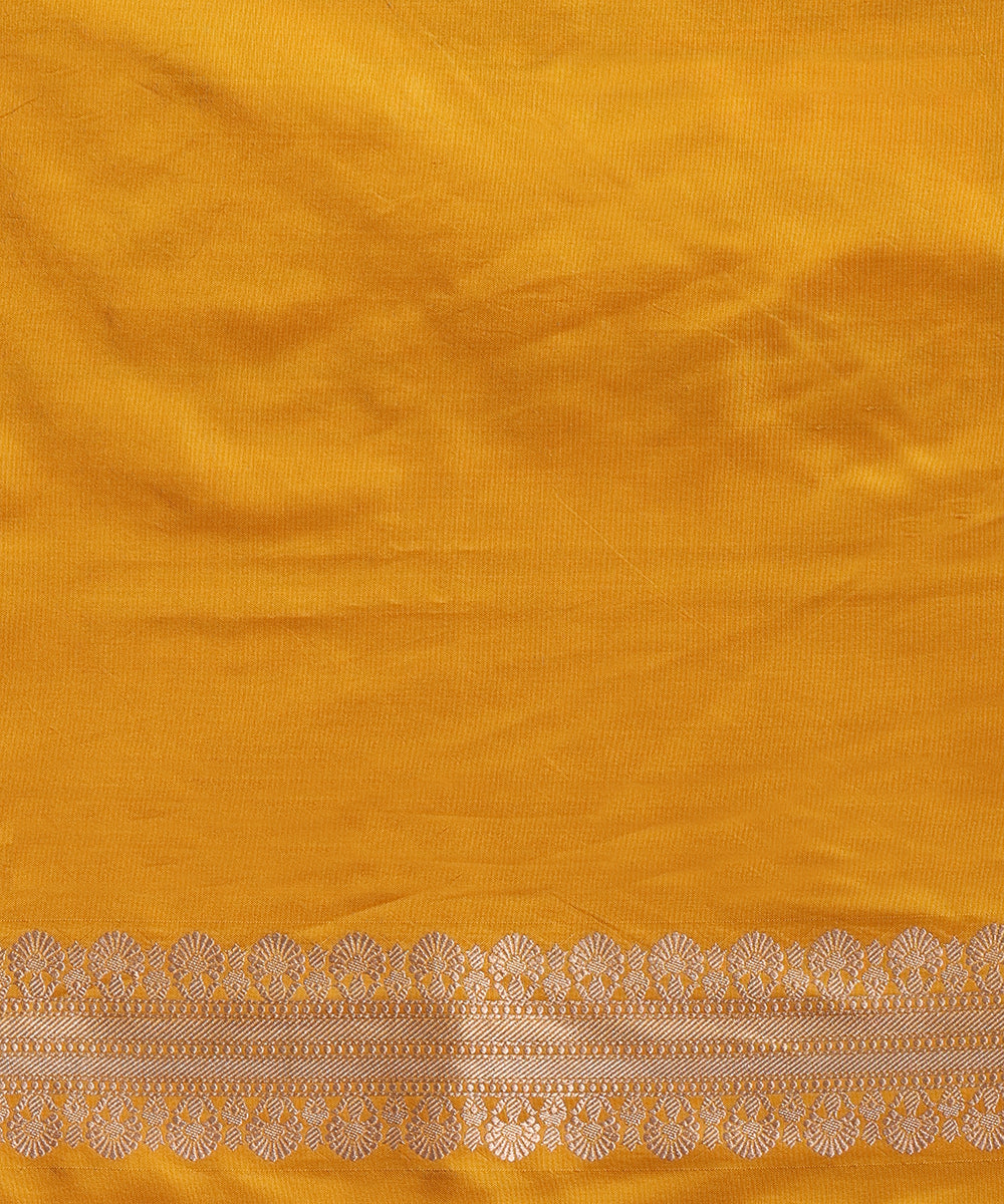 Mustard_Pure_Katan_Silk_Banarasi_Ektara_Saree_With_Multi_Meena_Kadhwa_WeaverStory_05