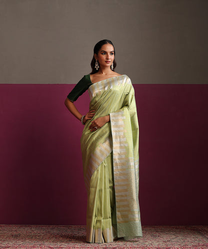 Lemon_Pure_Katan_Silk_Banarasi_Tanchoi_Saree_With_Sona_Rupa_Zari_Border_WeaverStory_02