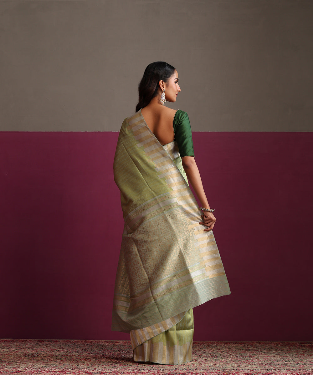 Lemon_Pure_Katan_Silk_Banarasi_Tanchoi_Saree_With_Sona_Rupa_Zari_Border_WeaverStory_03