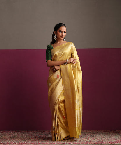 Lemon_Yellow_Pure_Katan_Silk_Kimkhab_Banarasi_Saree_WeaverStory_02