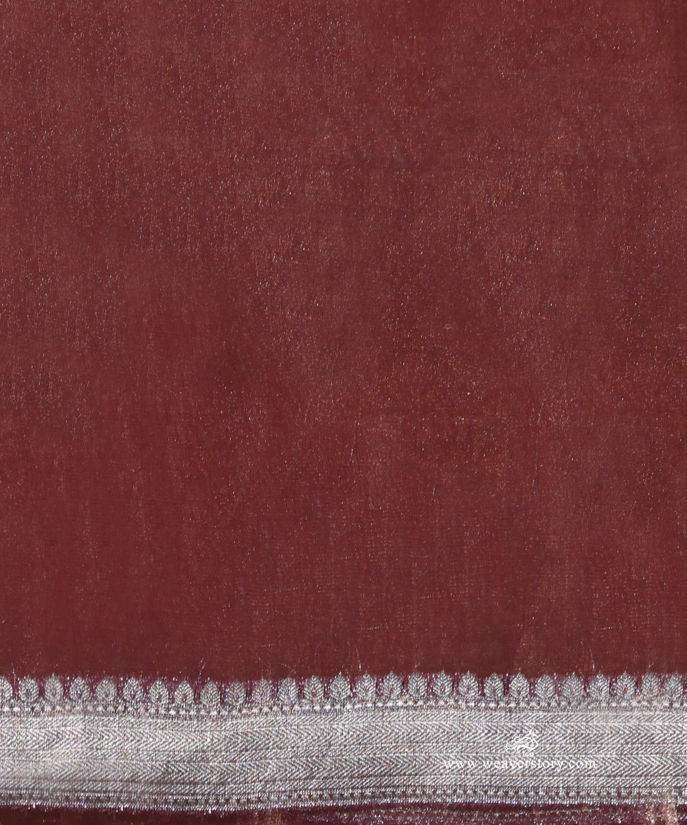 Purple_Pure_Tissue_Kora_Silk_Banarasi_Tanchoi_Saree_With_Gold_Zari_Border_WeaverStory_05