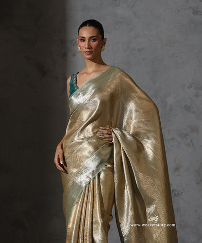 Mint_Green_Pure_Tissue_Kora_Silk_Banarasi_Tanchoi_Saree_With_Silver_Zari_Border_WeaverStory_01
