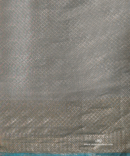 Ice_Blue_Pure_Tissue_Kora_Silk_Banarasi_Tanchoi_Saree_With_Gold_Zari_Border_WeaverStory_05