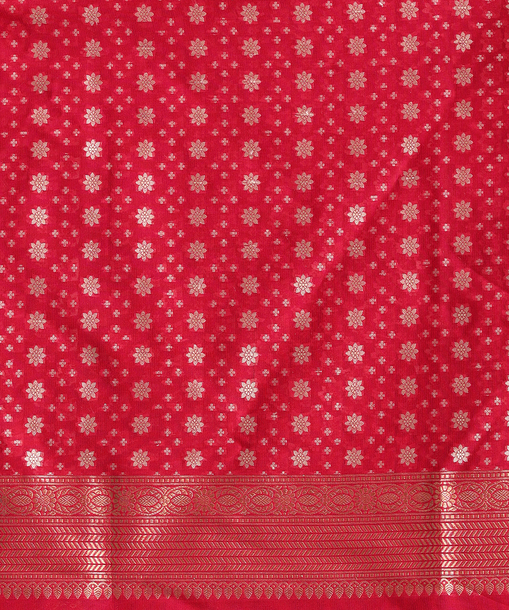 Rani_Pink_Pure_Katan_Silk_Banarasi_Kimkhab_Saree_With_Meenakari_WeaverStory_05