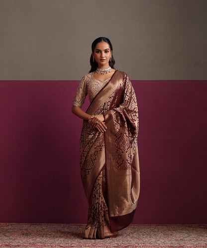 Deep_Maroon_Pure_Katan_Silk_Banarasi_Kimkhab_Saree_With_Meenakari_WeaverStory_02