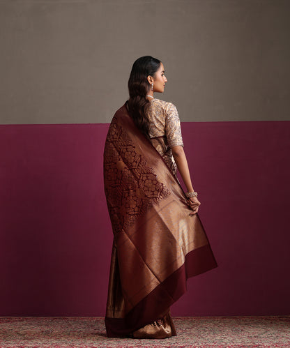 Deep_Maroon_Pure_Katan_Silk_Banarasi_Kimkhab_Saree_With_Meenakari_WeaverStory_03