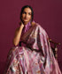 Lavender_Pure_Mashru_Silk_Digital_Print_Banarasi_Saree_With_Gold_Zari_Kadhwa_Booti_WeaverStory_01