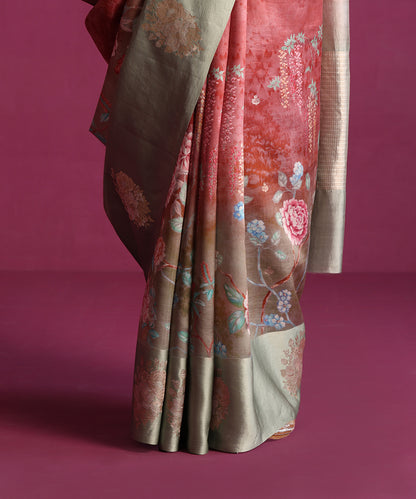 Burgundy_&amp;_Olive_Pure_Katan_Silk_Digital_Print_Banarasi_Saree_With_Zari_WeaverStory_04
