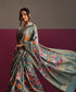 Dusty_Teal_Green_Pure_Tussar_Silk_Digital_Print_Banarasi_Saree_WeaverStory_01