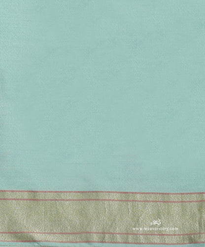 Sea_Green_Handloom_Pure_Katan_Silk_Kadhwa_Banarasi_Saree_WeaverStory_05