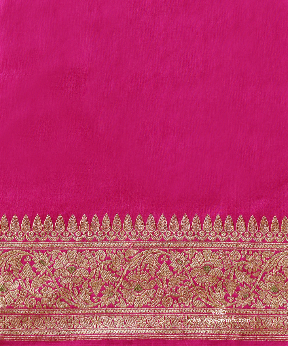 Pink_Handloom_Pure_Katan_Silk_Banarasi_Jangla_Saree_With_Tested_Zari_WeaverStory_05