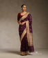 Wine_Handloom_Pure_Katan_Silk_Kadhwa_Booti_Banarasi_Saree_WeaverStory_01
