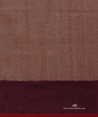 Wine_Handloom_Pure_Katan_Silk_Kadhwa_Booti_Banarasi_Saree_WeaverStory_05